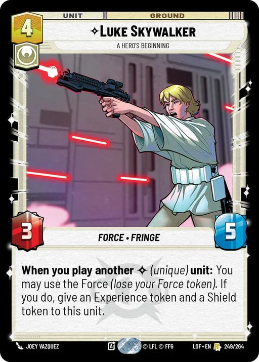 Luke Skywalker - A Hero's Beginning (249/264) (249/264) [Legends of the Force] - for just $0.10! 