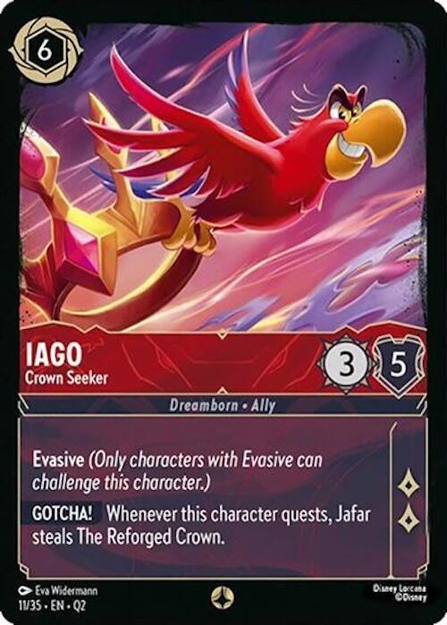 Iago - Crown Seeker (11/35) [Illumineer's Quest: Deep Trouble] - for just $0.20! 