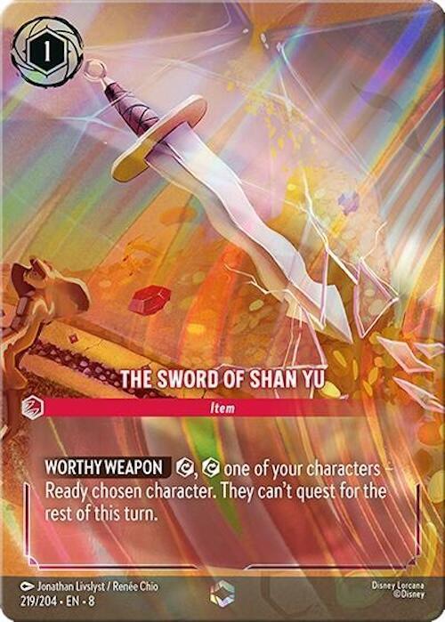 The Sword of Shan Yu (Enchanted) (219/204) [Reign of Jafar] - for just $9.80! 