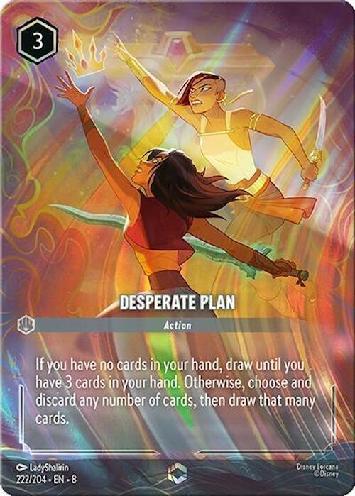 Desperate Plan (Enchanted) (222/204) [Reign of Jafar] - for just $14.60! 