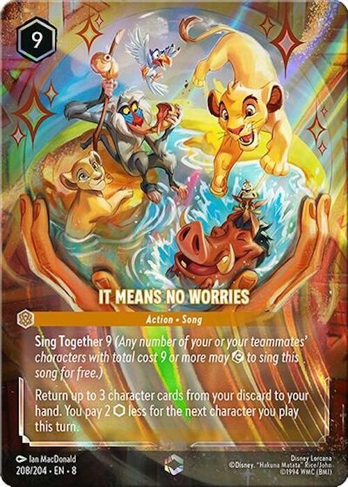 It Means No Worries (Enchanted) (208/204) [Reign of Jafar] - for just $73.65! 