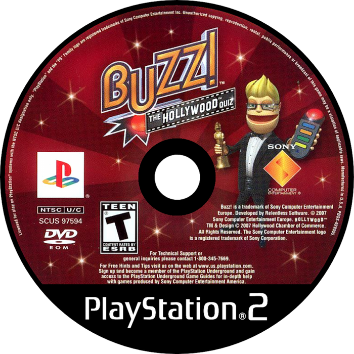 Buzz!: The Hollywood Quiz – PlayStation 2 (PS2) - for just $0! 