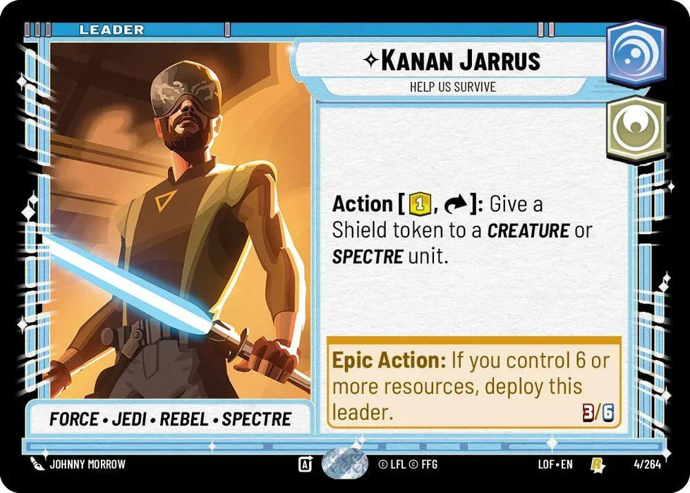Kanan Jarrus - Help Us Survive (004/264) (004/264) [Legends of the Force] - for just $0.10! 