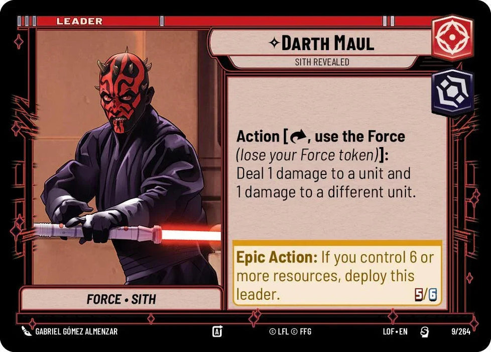 Darth Maul - Sith Revealed (009/264) (009/264) [Legends of the Force] - for just $0.55! 