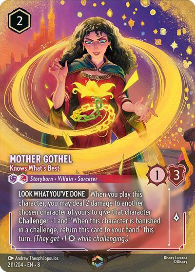 Mother Gothel - Knows What's Best (Enchanted) (211/204) [Reign of Jafar] - for just $18.25! 