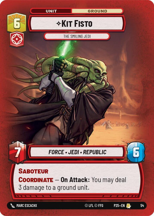 Kit Fisto (54) - The Smiling Jedi (54) [Store Showdown Promos] - for just $6.50! 