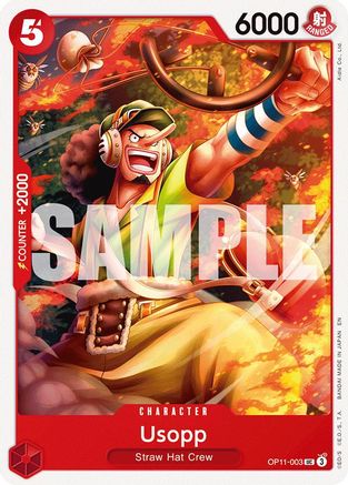 Usopp (OP11-003) - A Fist of Divine Speed - for just $0.08! 