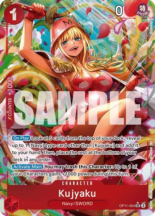 Kujyaku (Alternate Art) (OP11-004) - A Fist of Divine Speed Foil - for just $4.33! 