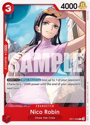 Nico Robin (OP11-009) - A Fist of Divine Speed - for just $0.05! 