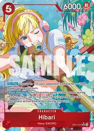 Hibari (Alternate Art) (OP11-010) - A Fist of Divine Speed Foil - for just $4.58! 