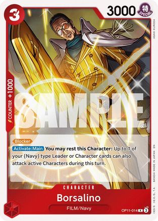 Borsalino (OP11-014) - A Fist of Divine Speed Foil - for just $0.08! 