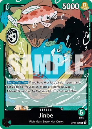 Jinbe (021) (OP11-021) - A Fist of Divine Speed - for just $0.08! 