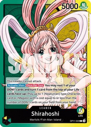 Shirahoshi (022) (OP11-022) - A Fist of Divine Speed - for just $0.08! 