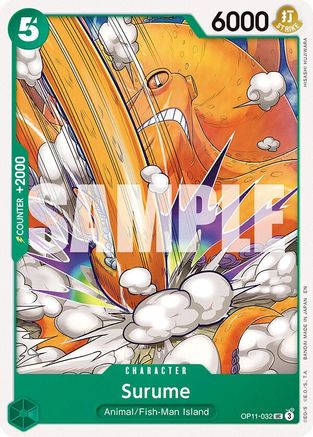 Surume (OP11-032) - A Fist of Divine Speed - for just $0.05! 
