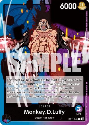 Monkey.D.Luffy (040) (OP11-040) - A Fist of Divine Speed - for just $0.10! 
