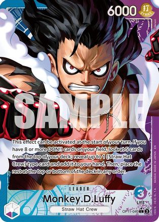 Monkey.D.Luffy (040) (Alternate Art) (OP11-040) - A Fist of Divine Speed Foil - for just $18.63! 