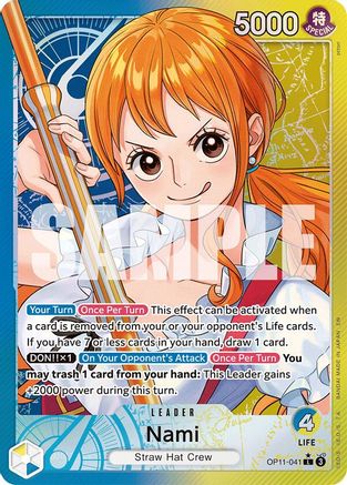 Nami (041) (Alternate Art) (OP11-041) - A Fist of Divine Speed Foil - for just $44.10! 