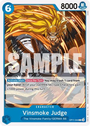 Vinsmoke Judge (OP11-044) - A Fist of Divine Speed - for just $0.05! 