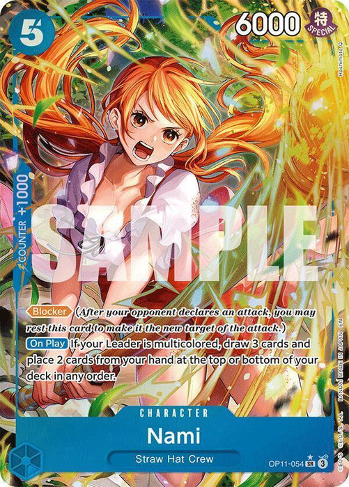 Nami (054) (Alternate Art) [A Fist of Divine Speed] - for just $14.55! 