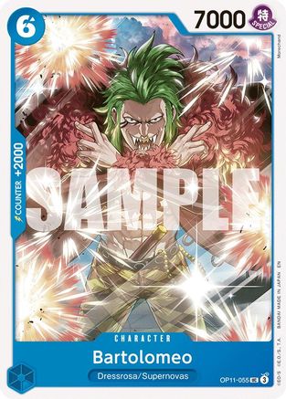 Bartolomeo (OP11-055) - A Fist of Divine Speed - for just $0.05! 