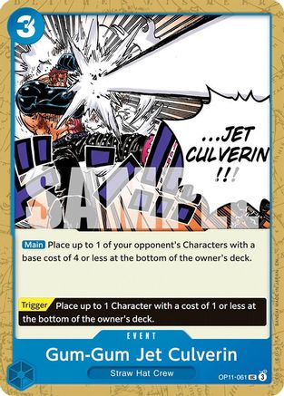 Gum-Gum Jet Culverin (OP11-061) - A Fist of Divine Speed - for just $0.08! 