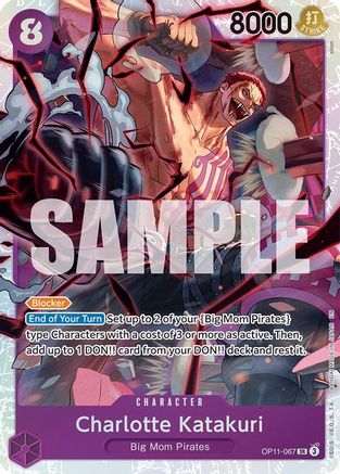 Charlotte Katakuri (067) (OP11-067) - A Fist of Divine Speed Foil - for just $1.53! 