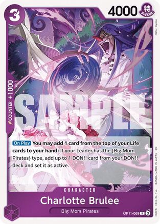Charlotte Brulee (OP11-069) - A Fist of Divine Speed Foil - for just $0.05! 
