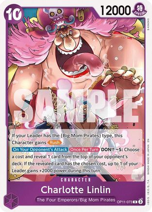 Charlotte Linlin (OP11-073) - A Fist of Divine Speed Foil - for just $0.10! 
