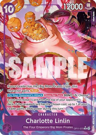 Charlotte Linlin (Alternate Art) (OP11-073) - A Fist of Divine Speed Foil - for just $2.48! 