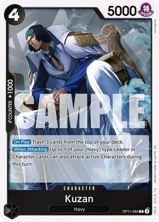 Kuzan (OP11-084) - A Fist of Divine Speed Foil - for just $0.08! 