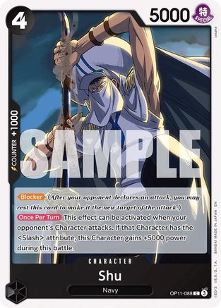 Shu (OP11-088) - A Fist of Divine Speed - for just $0.05! 