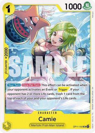 Camie (OP11-102) - A Fist of Divine Speed - for just $0.05! 