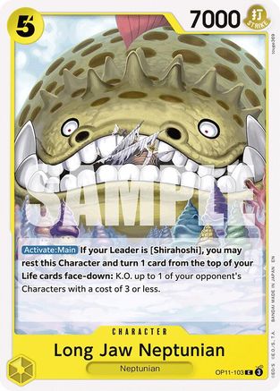 Long-Jaw Neptunian (OP11-103) - A Fist of Divine Speed - for just $0.05! 