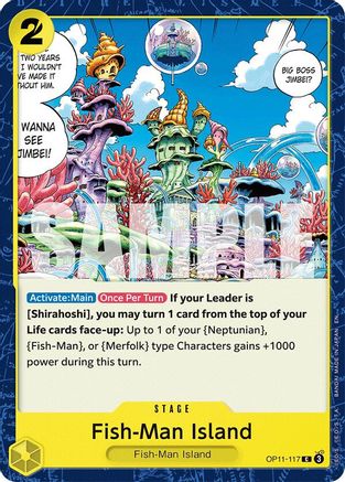 Fish-Man Island (OP11-117) - A Fist of Divine Speed - for just $0.05! 