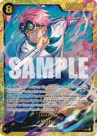 Koby (119) (OP11-119) - A Fist of Divine Speed Foil - for just $0.95! 