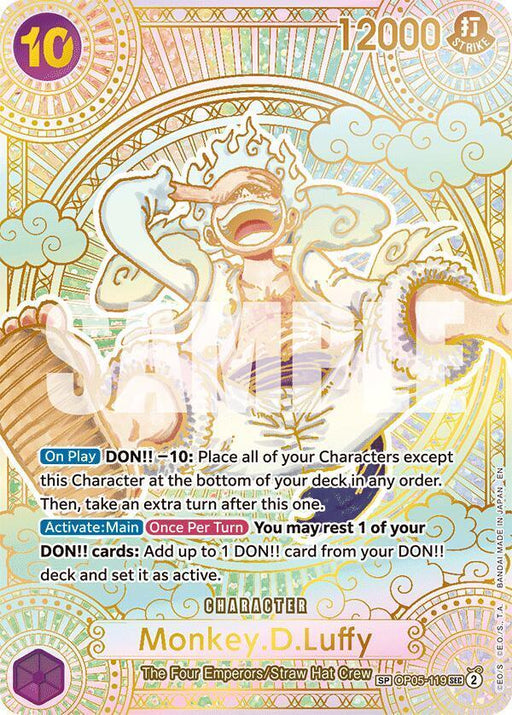 Monkey.D.Luffy (SP) (Gold) [A Fist of Divine Speed] - for just $5200! 