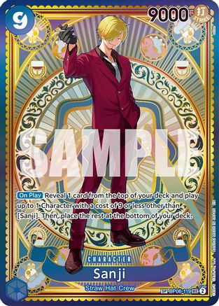 Sanji (SP) (OP06-119) - A Fist of Divine Speed Foil - for just $70.95! 