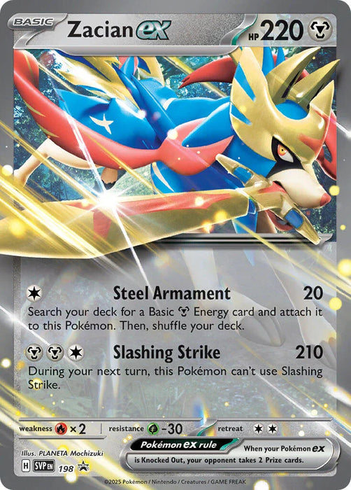 Zacian ex (198) [Scarlet & Violet: Black Star Promos] - for just $0.65! 