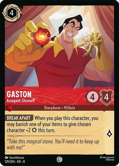 Gaston - Arrogant Showoff (129/204) [Reign of Jafar] - for just $0.10! 