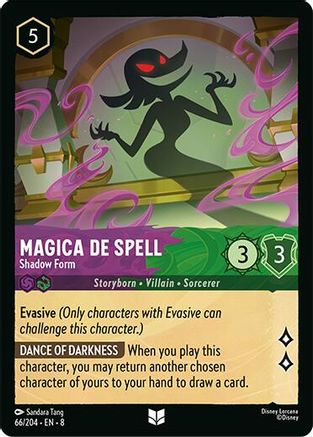 Magica De Spell - Shadow Form (66/204) - Reign of Jafar - for just $0.03! 