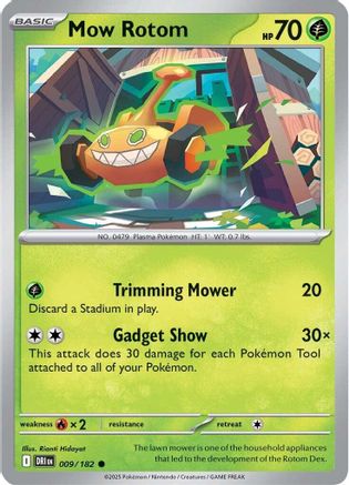 Mow Rotom 009 - SV10 Destined Rivals - for just $0.08! 