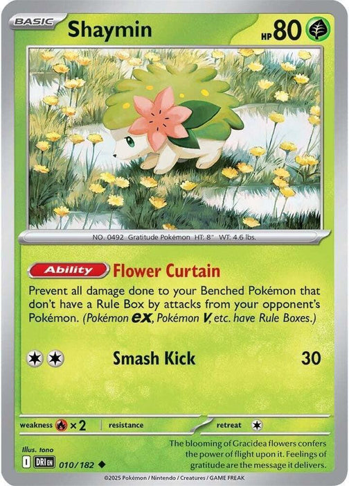 Shaymin (010/182) [Scarlet & Violet: Destined Rivals] - for just $0! 