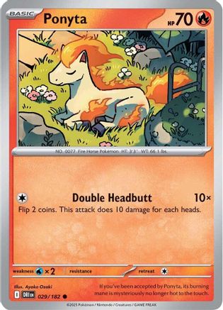 Ponyta 029 - SV10 Destined Rivals - for just $0.08! 