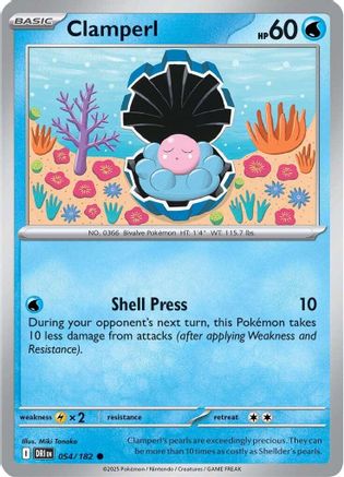 Clamperl 054/182 - SV10 Destined Rivals - for just $0.08! 