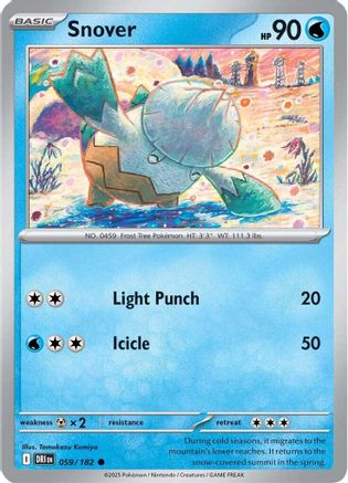 Snover 059 - SV10 Destined Rivals Reverse Holofoil - for just $0.10! 