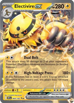 Electivire ex 069/182 - SV10 Destined Rivals Holofoil - for just $0.25! 