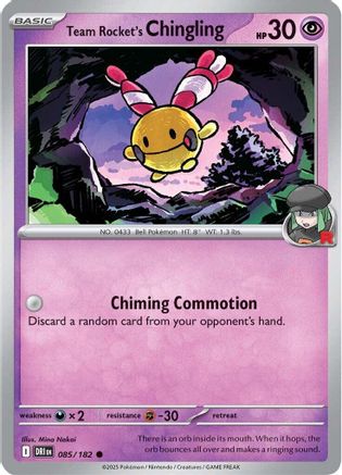 Team Rocket's Chingling 085 - SV10 Destined Rivals - for just $0.03! 