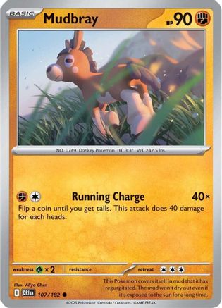Mudbray 107 - SV10 Destined Rivals Reverse Holofoil - for just $0.08! 