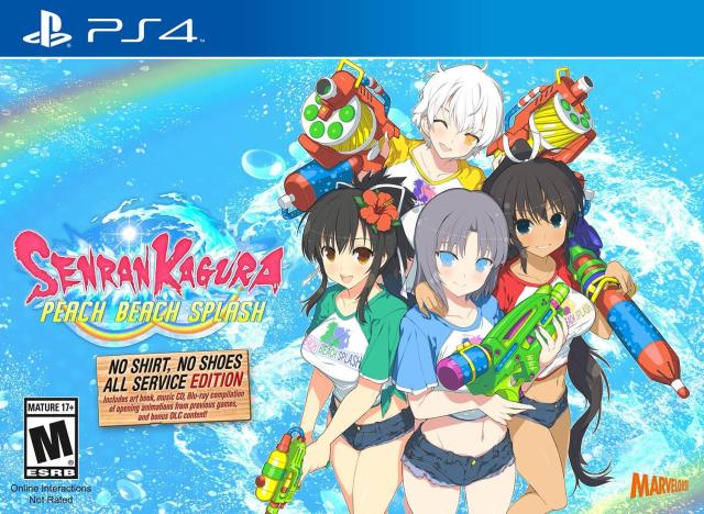 Senran Kagura: Peach Beach Splash (No Shirt, No Shoes, All Service Edition) (Playstation 4) - for just $79.99! 
