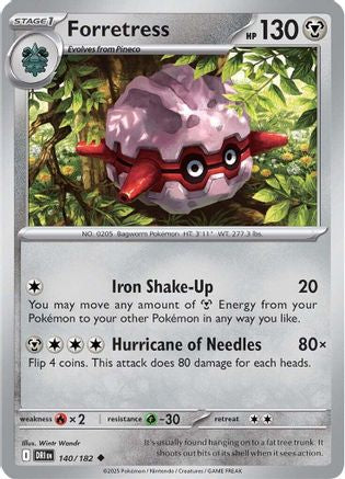 Forretress 140 - SV10 Destined Rivals - for just $0.03! 